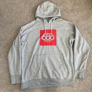 686 Heather Knockout Pullover Hoody Hoodie